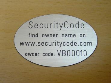 SecurityCode sinds 1995. Hoffmann Award �95. Wereldwijd uniek.